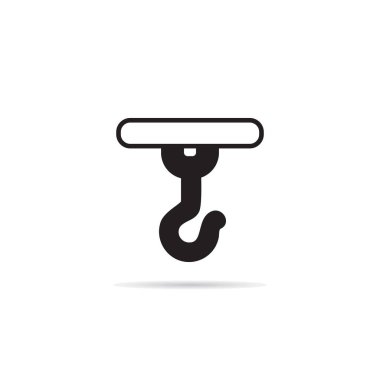 Makara ve endüstriyel vinç kancası ikonu