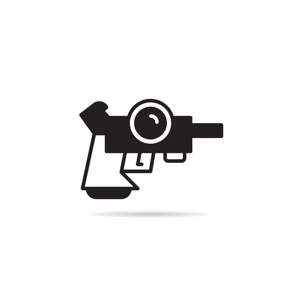 Pistola Espacial Arma Futurista Icono — Vector de stock