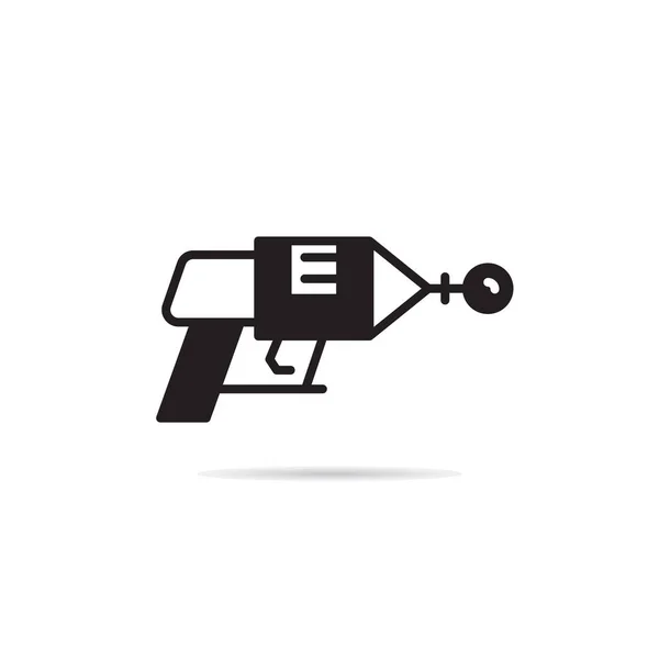 Pistola Espacial Arma Futurista Icono — Vector de stock