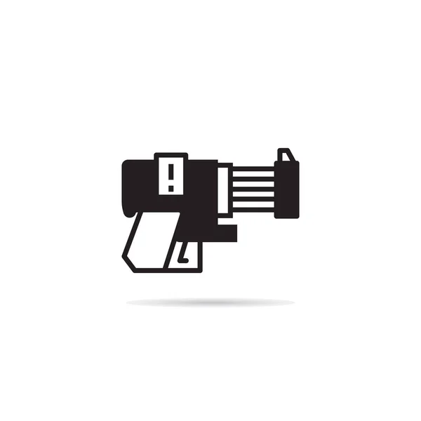 Pistola Espacial Arma Futurista Icono — Vector de stock