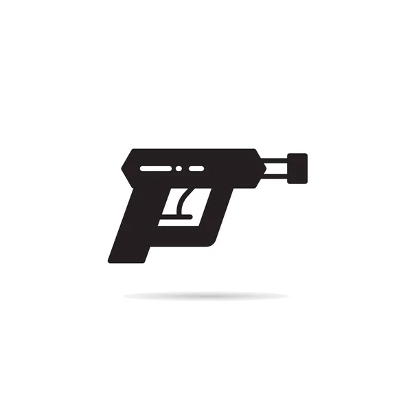 Vesmírná Pistole Blaster Ikona Vektorové Ilustrace — Stockový vektor