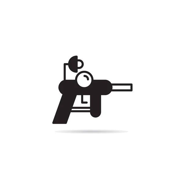 Utrymme Pistol Och Blaster Ikon Vektor Illustration — Stock vektor