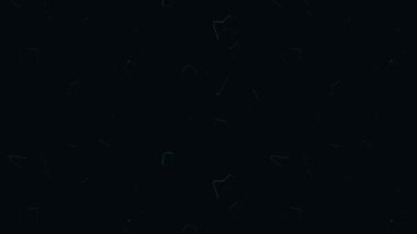 4K Takımyıldızı Yıldız Alanı Soyut Pleksus Döngüsü Canlandırması