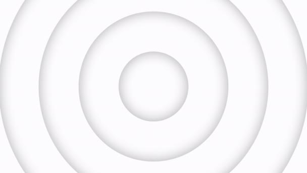 Paper Cut Radial Circle Speaker Dance Loop Animation Hintergrund Abstraktes — Stockvideo