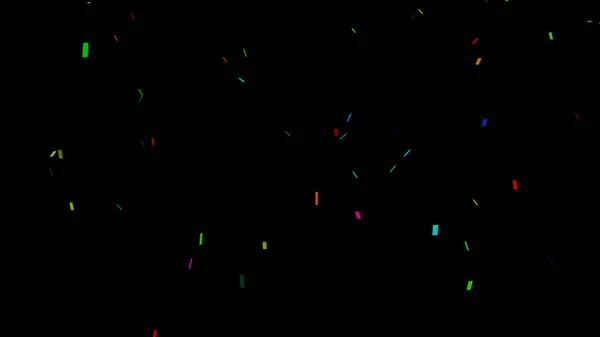Colorful Celebration Ribbons Falling Top Overlay Background — Stock Photo, Image