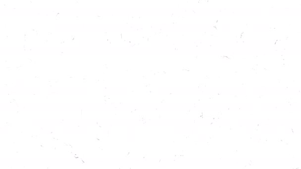 Kağıt Çiziği Siyah Beyaz Döngü Animasyonu Sabit Kağıt Çiziği Soyut — Stok video