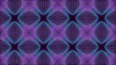 4K kaleydoskop Neon VJ Döngü Soyut Çizgiler Arkaplan Döngüsü Canlandırması