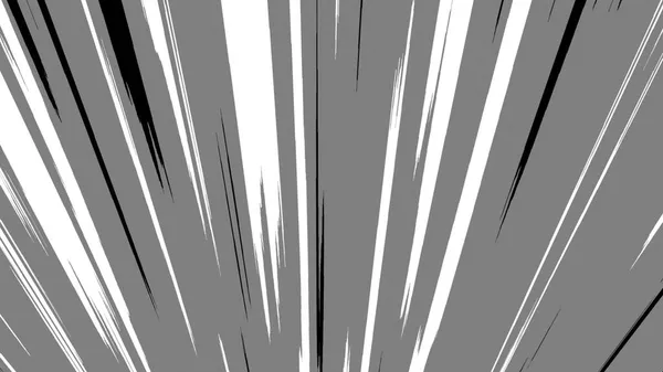 Comic Cartoon Fast Speed Line Bottom Background Anime Comic Speed — Stock Photo, Image