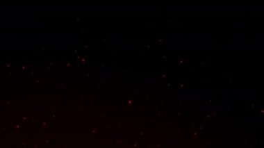 4K Yangın Kıvılcımlı Parçacık Arkaplanı