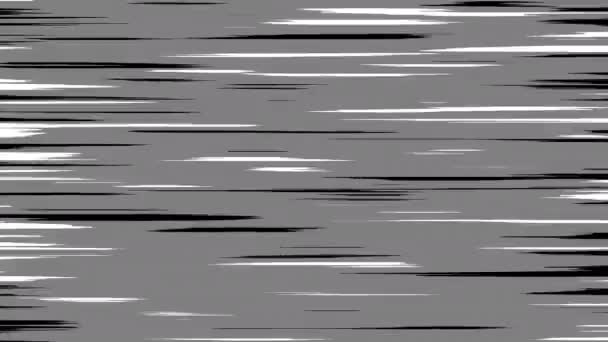 Comic Cartoon Fast Speed Lijn Horizontale Loop Animatie Achtergrond Anime — Stockvideo