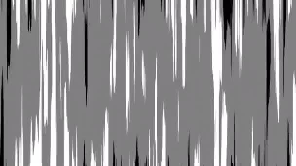 4Kコミック漫画高速ライン垂直ループアニメーション背景 アニメコミックスピードライン アニメ映画の背景 高速線黒と白 — ストック動画