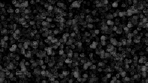Ιός Νόσου Σάρωση Μικροσκόπιο Μαύρο Και Άσπρο Φόντο — Φωτογραφία Αρχείου