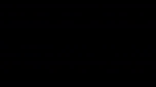 Паперовий Фліп Сторінка Увімкніть Чорно Білий Перехідний Фон Чорно Біла — стокове відео