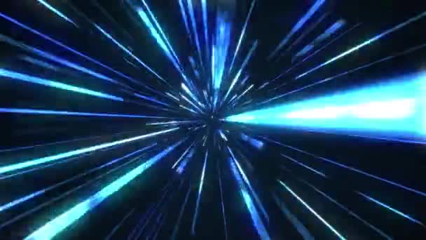 Döngü Animasyon Dijital Teknoloji Akımı Süper Hızlı Hız Hatları Arkaplanı — Stok video