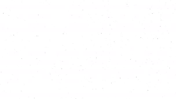 Seamless Loop Small Dot Paper Scratch Overlay Black White Background — Stock Video