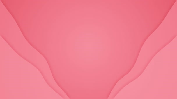 Zökkenőmentes Hurok Sweet Pink Lover Clean Color Wave Termék Kirakat — Stock videók