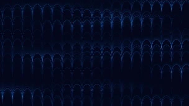 シームレスループアブストラクトストロークライン 日本風オーシャン ウエイブ波海模様背景 あなたの好みに応じて独特の外観を提供する要約の背景 — ストック動画