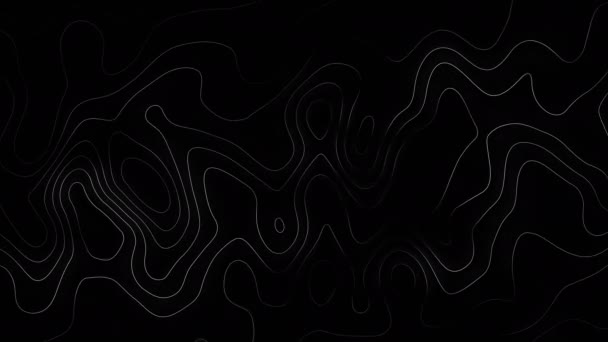 Безшовна Петля Абстрактні Лінії Деревини Зернові Лінії Штрихова Хвиля Візерунок — стокове відео