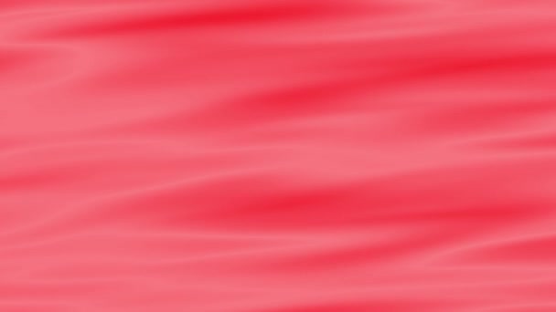 Seamless Loop Abstract Red Curtain Fabric Cloth Wave Pattern Background — Video