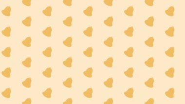 Seamless Loop Bell Comic Cartoon Cute Clean Pastel color Static Animation Background. Seamless loop simple pattern background