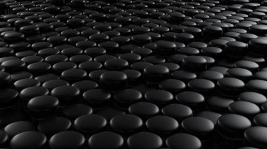 3 Boyutlu Round Bar Siyah Çember 3 Boyutlu Resimler Soyut Arkaplanı. soyut temiz asgari duvar kağıdı arkaplanı