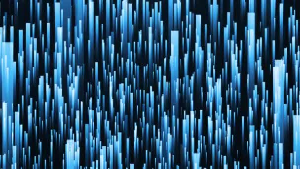Abstract Digital Data Line Stream Network Falling Speed Lines Technology — Vídeo de stock