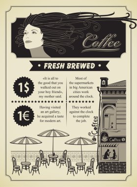 kız ve cadde kafe