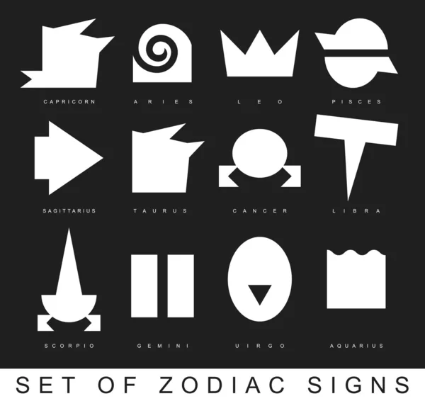 Zodiac signs — Stock Vector