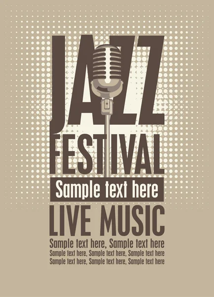 FESTIVAL DE JAZZ — Image vectorielle