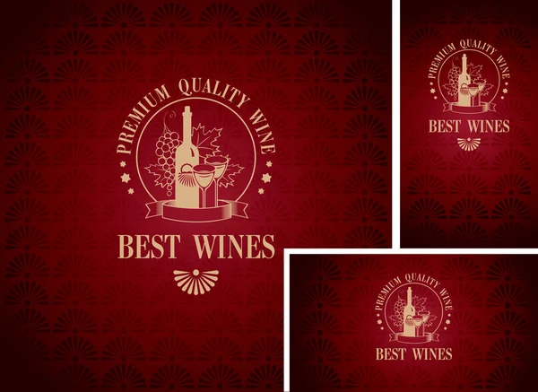 Mejores vinos — Archivo Imágenes Vectoriales