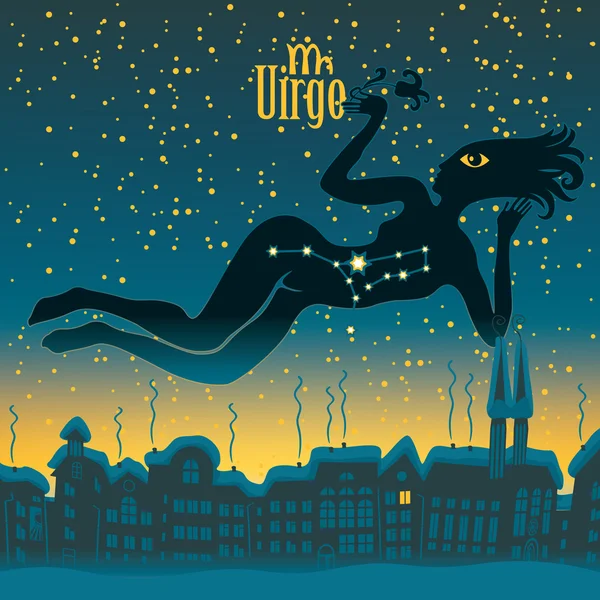 Signo de Virgo — Archivo Imágenes Vectoriales