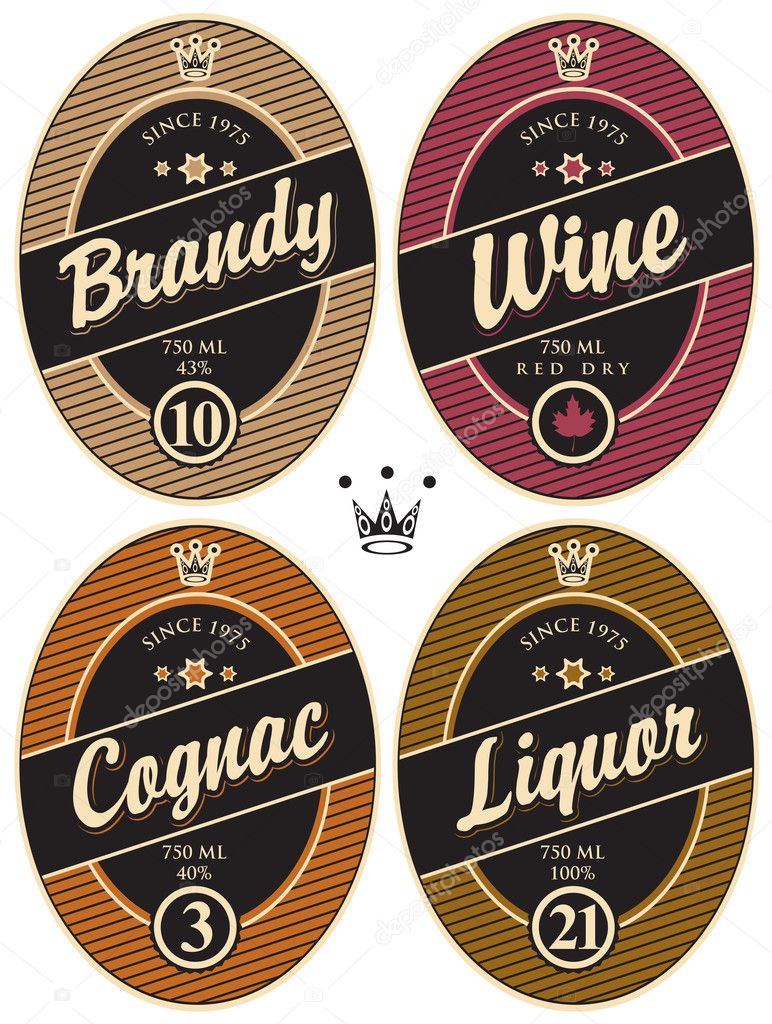 Labels for alcohol