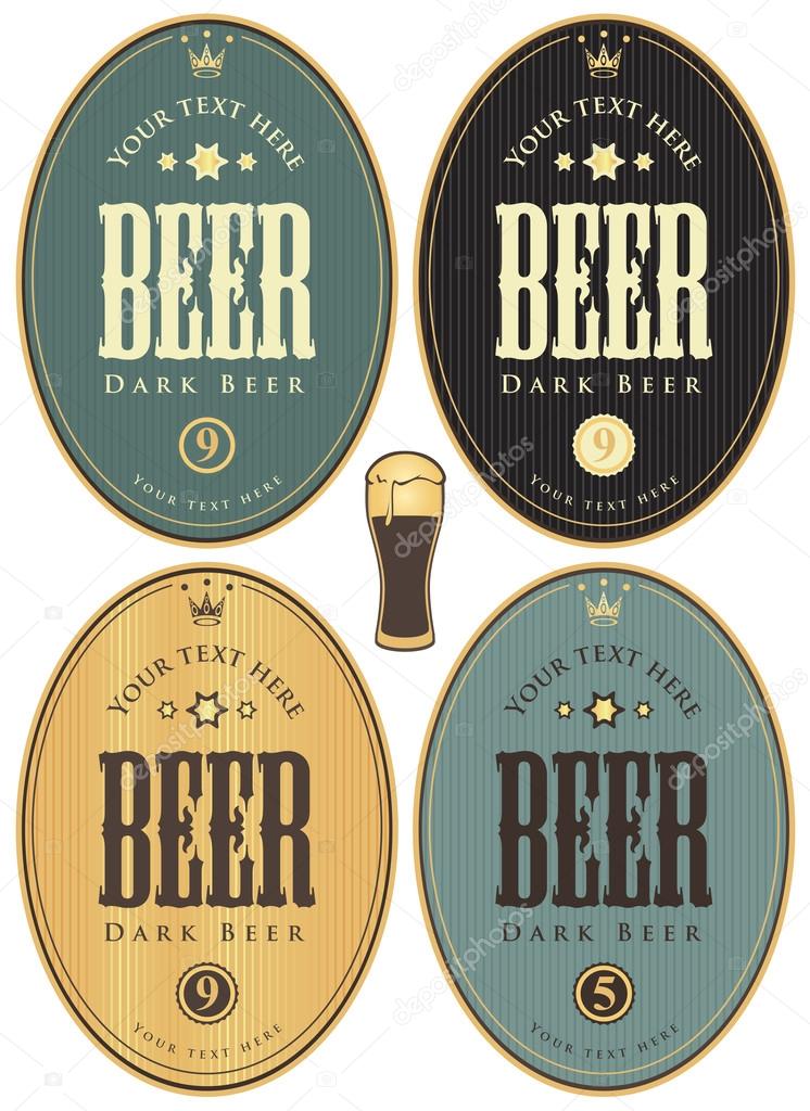 Labels for beer