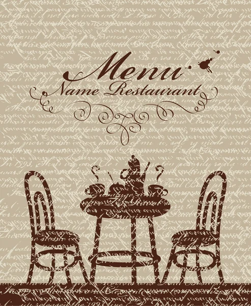 Cover for a menu — Stock Photo, Image