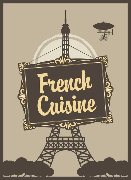 Cuisine française — Image vectorielle