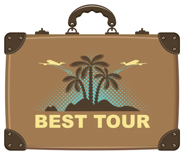 Best tour — Stock Vector