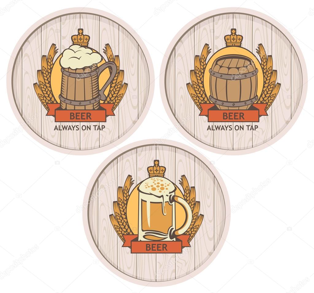 Barrel beer set