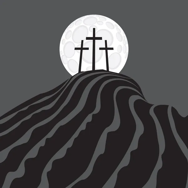 Monte Calvario — Vector de stock