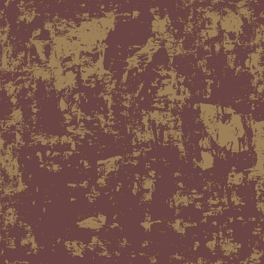 Grunge tarzında soyut, pürüzsüz desen. Boya ve çamur lekeleri olan paslı eski bir duvar. Dağınık, kahverengi renkli vektör arka planı. Duvar kağıdı, döşeme, ambalaj kağıdı veya kumaş için uygun