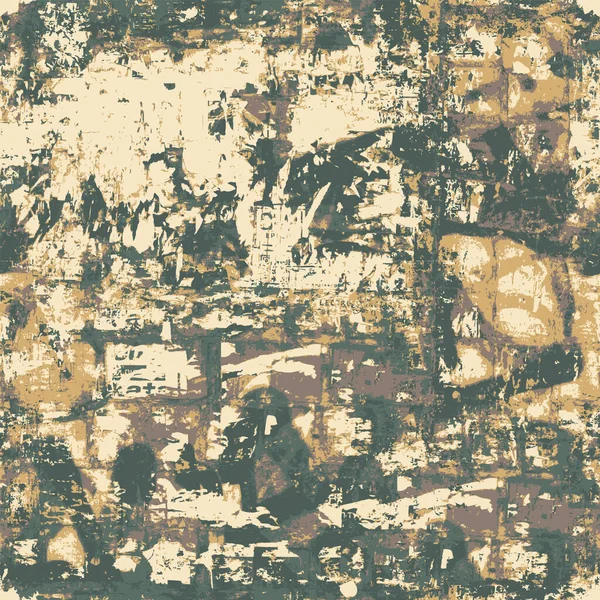 Abstraktes Nahtloses Muster Grunge Stil Alte Schmutzige Betonwand Mit Farbflecken — Stockvektor