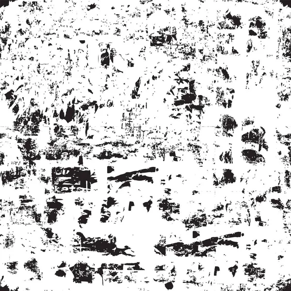 Абстрактный Узор Изящном Стиле Черно Белая Старая Грязная Стена Пятнами — стоковый вектор