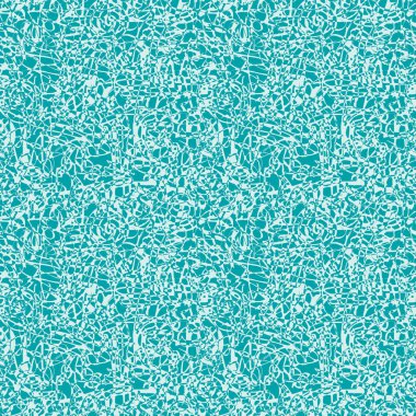 Grafiti tarzında soyut karalamalarla kusursuz bir desen. Mavi arka planda beyaz karalamalar olan el yapımı vektör dokusu. Bitmek bilmeyen arkaplan, giysiler için grafik baskı, paket kağıdı veya Wallp