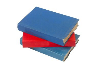 Beyaz arkaplan üzerine eski kitabı aç