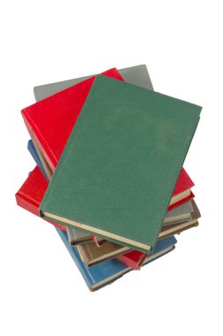 Beyaz arkaplan üzerine eski kitabı aç