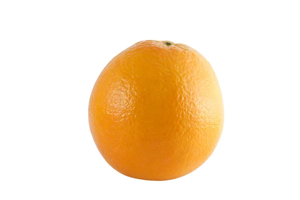 Ripe orange isolated on white background — Stock Photo, Image