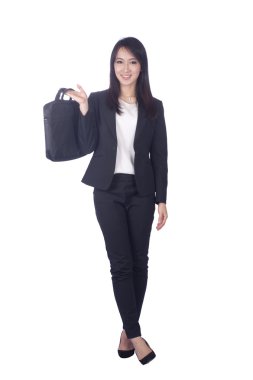 işadamı ile üzerine beyaz evrak 