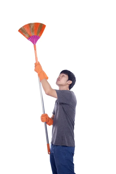 Portrait of a male cleaner — Stock Photo, Image