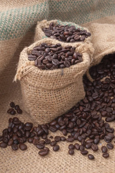 Coffee Beans in a Bag — Stock Photo, Image