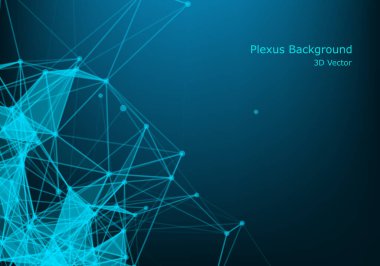 Molekülleri kavramı nöronlar ve sinir sistemi. Bilimsel tıbbi araştırma. Moleküler yapısı parçacıkları ile. Bilim ve teknoloji arka plan afiş veya el ilanı için. EPS 10 vektör çizim