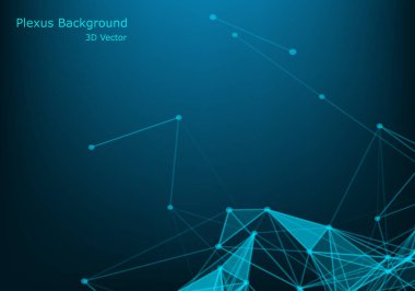 Soyut ağ bağlantısı arkaplanı